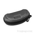 Eva Hard Shell Black Zipper Case pour lunettes